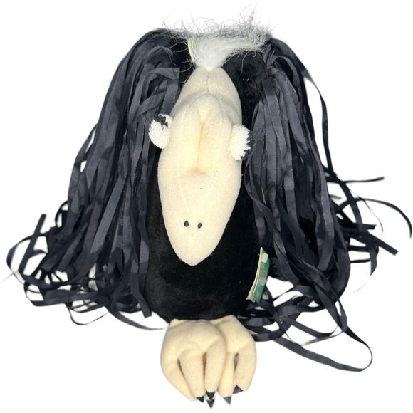 VTG Kamar Kicks Mirdok Vulture Buzzard Bird Plush 15” W/Tags Rare Creepy HTF - Picture 4 of 16